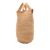 Mini Raffia Slit Satchel